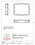 Valentine's Frame (Plaque) Cookie Cutter
