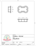 Dog Bone Cookie Cutter/Fondant Cutter or STL Download