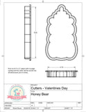 Honey Bottle Cookie Cutter (Bee My Honey) (Skinny)