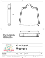 Shopping Bag Cookie Cutter