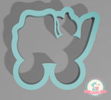 Baby Stroller with Baby Cookie Cutter/Fondant Cutter or STL Download