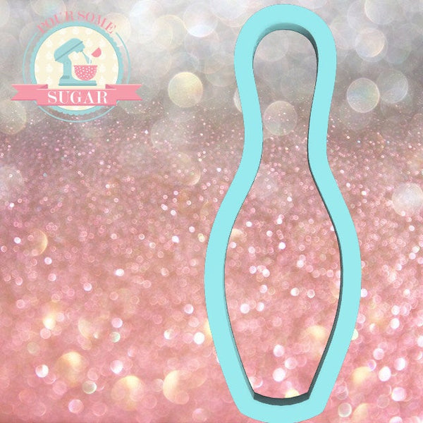 Bowling Pin (Skinny) or Chubby Bowling Pin Cookie Cutter/Fondant Cutter or STL Download