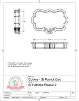 St. Patrick's Plaque Cutter 2