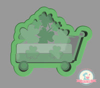 Clover Wagon Cookie Cutter or Fondant Cutter