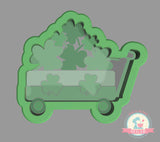 Clover Wagon Cookie Cutter or Fondant Cutter