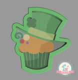 Top Hat Leprechaun Cupcake Cookie Cutter