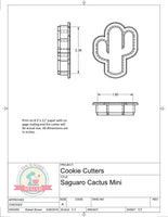 Saguaro Cactus Cookie Cutter