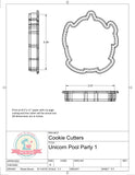 Unicorn Pool Party 1 Cookie Cutter