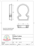 Golf Ball/Tee Cookie Cutter