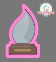 Glass Trophy Plaque 4 Cookie Cutter or Fondant Cutter