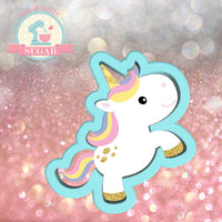 Sassy Fancy Feet Unicorn Cookie Cutter