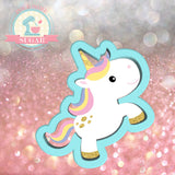 Sassy Fancy Feet Unicorn Cookie Cutter