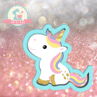 Fancy Twinkle Dust Unicorn Cookie Cutter or Fondant Cutter