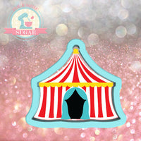 Carnival/Circus Tent Cookie Cutter or Fondant Cutter