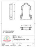 Lighthouse (Skinny) / Chubby Lighthouse Cookie Cutter