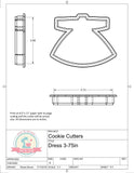 Custom Hanbok Dress Cookie Cutter or Fondant Cutter