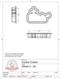 Whale 2 Cookie Cutter