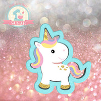 Dazzling Twinkle Star Unicorn Cookie Cutter or Fondant Cutter