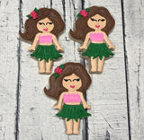 Luau Girl Cookie Cutter