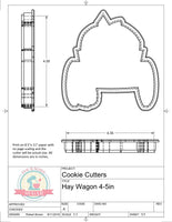 Hay Wagon Cookie Cutter