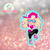 Hip Hop Girl Cookie Cutter