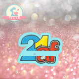 21AF Number Cookie Cutter/Fondant Cutter or STL Download