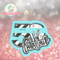 Fabulous Fifty Number Cookie Cutter/Fondant Cutter or STL Download