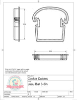 Luau/Tiki Bar Cookie Cutter