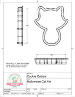 Halloween Cat Cookie Cutter