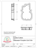 Halloween Pumpkin Cat Cookie Cutter
