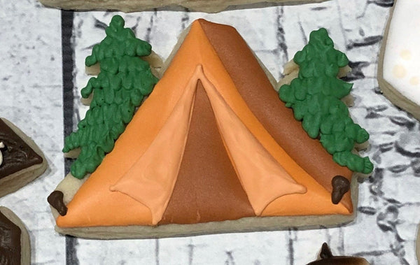 Camping Tent Cookie Cutter or Fondant Cutter