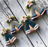 Floral Teepee Cookie Cutter or Fondant Cutter