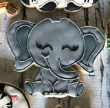 Baby Elephant Cookie Cutter or Fondant Cutter