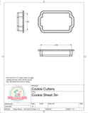 Cookie Sheet Cookie Cutter or Fondant Cutter