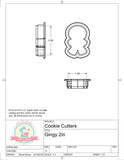 Gingy Cookie Cutter or Fondant Cutter