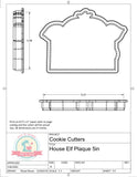 Pig/House Elf Plaque Cookie Cutter or Fondant Cutter