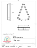 Tree Cookie Cutter or Fondant Cutter