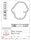 Baby T Cookie Cutter/Fondant Cutter or STL Download