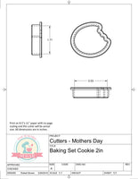 Baking Set Cookie Cutters/Fondant Cutters or STL Downloads