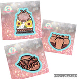 Boho Baby Outfit Cookie Cutters/Fondant Cutters or STL Downloads
