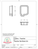 Teacher Set (Mini or Full Size Options) Cookie Cutters or Fondant Cutters
