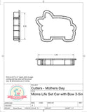 Part 1 Mom's Life Set Cookie Cutters or Fondant Cutters