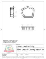 Part 2 Mom's Life Set Cookie Cutters or Fondant Cutters