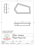 Polygon Cookie Cutter and Fondant Cutter