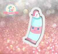 Toothpaste Cookie Cutter or Fondant Cutter (Skinny)