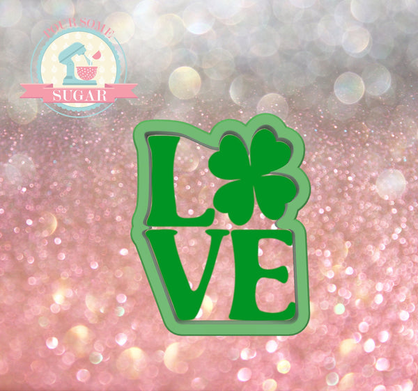 Shamrock Love Cookie Cutter