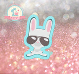 Bunny In Shades Cookie Cutter/Fondant Cutter or STL Download