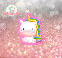 Unicorn 3 Cookie Cutter