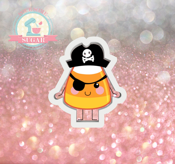 Candy Corn Pirate Cookie Cutter/Fondant Cutter or STL Download