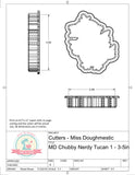 Miss Doughmestic Chubby Nerdy Toucan 1 Cookie Cutter or Fondant Cutter